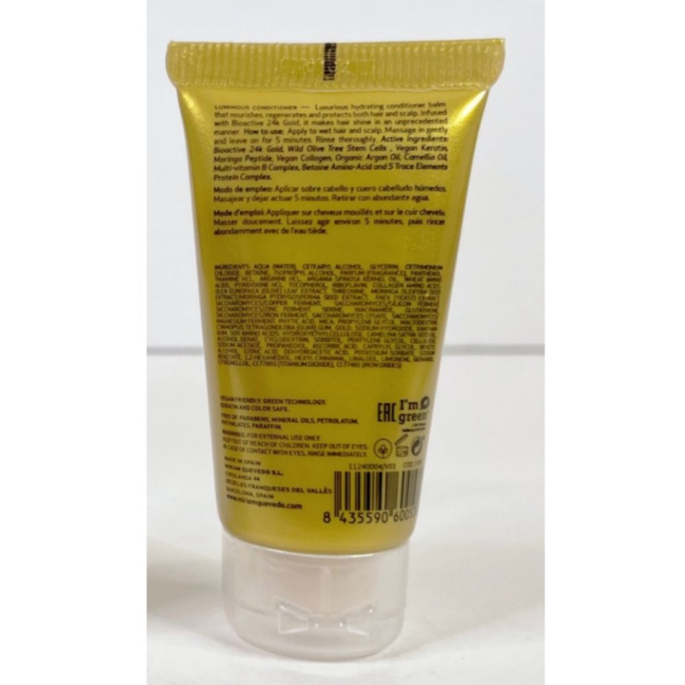 🍊 NEW 🍊 Miriam Quevedo Sublime Gold Luminous Conditioner, 50 mL - Picture 2 of 4